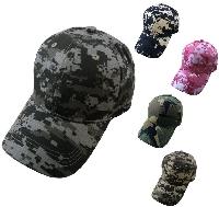 100% Cotton Ripstop Plain Camo Hat